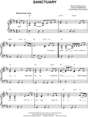 Lord Prepare Me To Be A Sanctuary Sheet Music Pdf