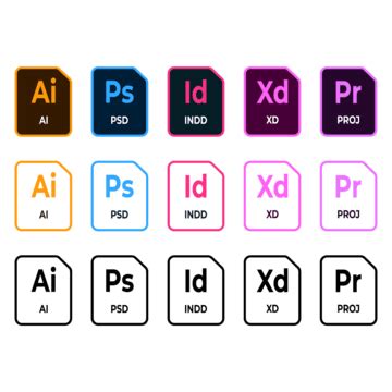 Iconos De Adobe PNG Imágenes Transparentes - Pngtree