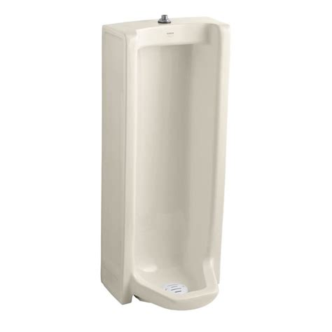 KOHLER 18.25-in W x 42.5-in H Almond Floor-mounted Urinal at Lowes.com