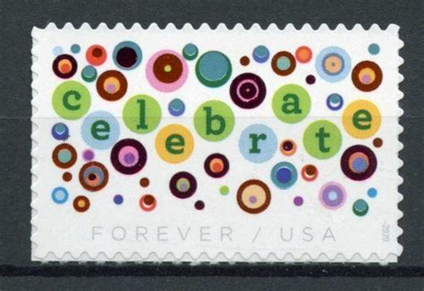 USA Greetings Stamps 2020 MNH Celebrate 1v S/A Set | United States ...