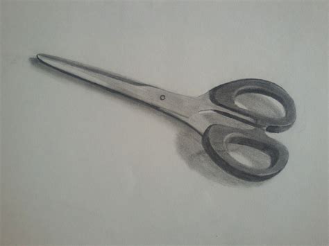 Scissors pencil sketch | Art drawings sketches, Sketches, 3d drawings