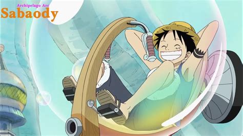 Luffy rides Bubble Bikes on Sabaody Archipelago (English Sub) - YouTube