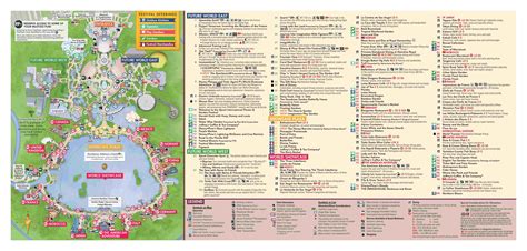 2018 Epcot International Flower & Garden Guide Map