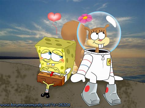 SpongeBob and Sandy Love by StePandy on DeviantArt