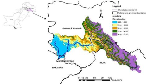 Chenab River Map