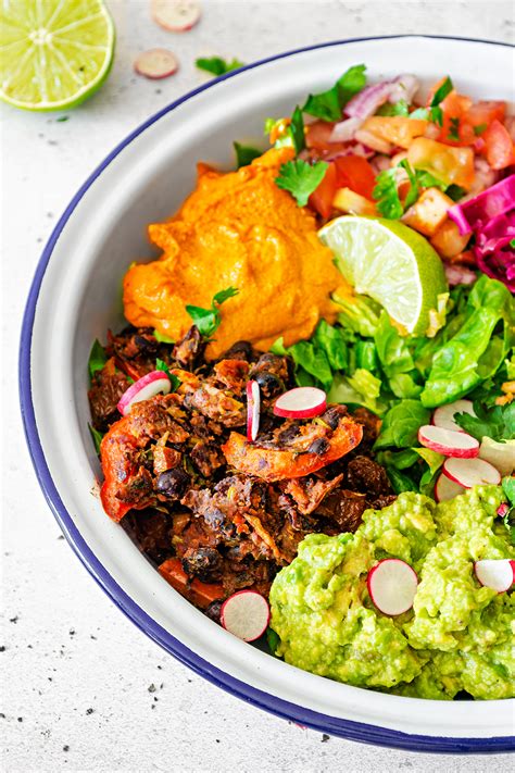 Easy Vegan Mexican Burrito Bowl (Perfect For Meal Prep)