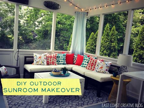 DIY Sunroom Makeover {Knock It Off Episode} | East Coast Creative