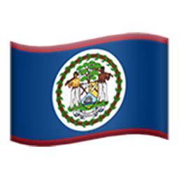 Flag Of Belize | ID#: 7160 | Emoji.co.uk