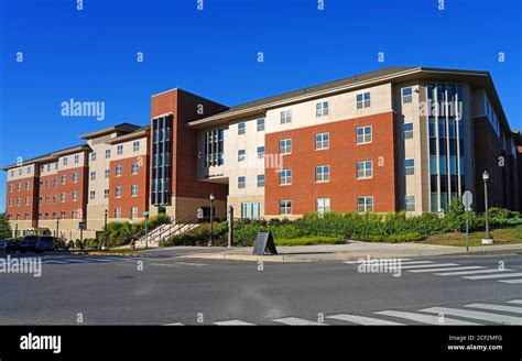 EAST STROUDSBURG, PA -30 AUG 2020- View of the campus of East ...