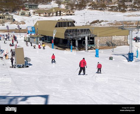 Perisher Valley ski resort Snowy Mountains NSW Australia Stock Photo - Alamy