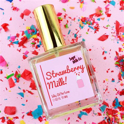 Strawberry Milk Perfume Oil Fragrance Packaging, Fragrance Set, Fragrance Collection, Romantic ...