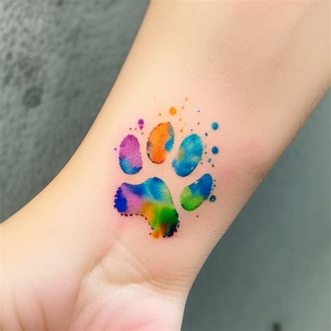 55 Cute Paw Print Tattoo Ideas - TattooClue.com