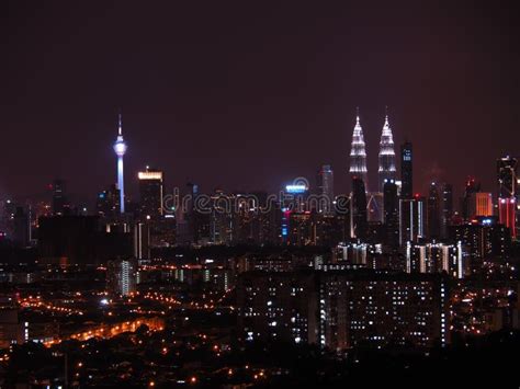 Night View of Kuala Lumpur stock photo. Image of kltower - 101679968