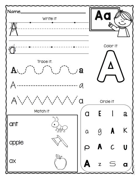 Pre-K Alphabet Recognition Worksheets – AlphabetWorksheetsFree.com