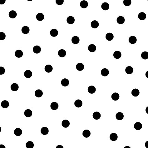 White/Black Polka Dots - 12014511