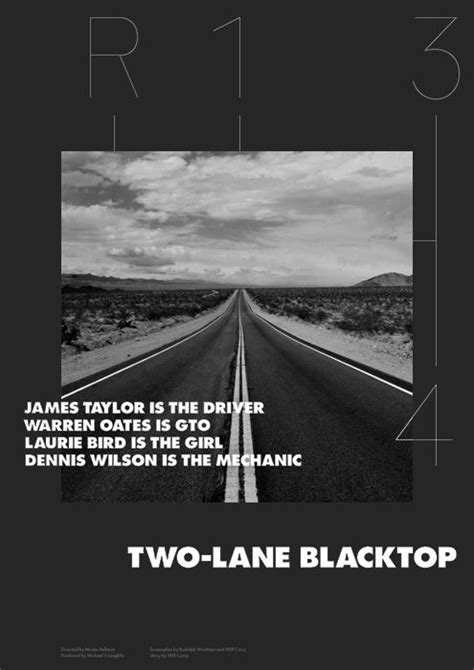 two-lane blacktop Cars Movie, Movie Tv, Warren James, 70s Films, Orange Quotes, Dennis Wilson ...