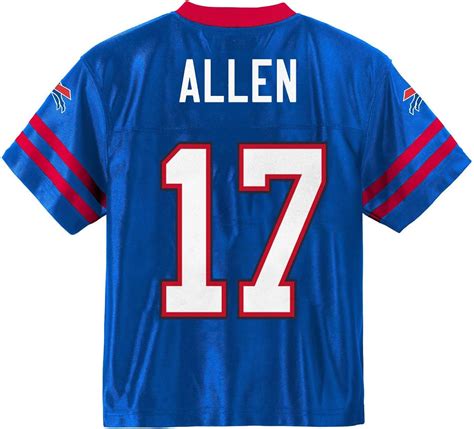 Amazon.com: Josh Allen Buffalo Bills #17 Blue Youth Player Home Jersey ...