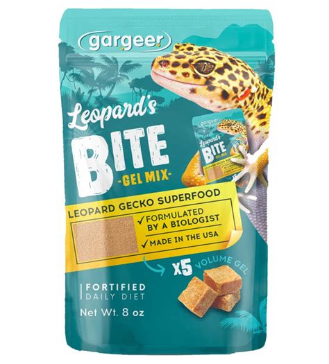 Gargeer Leopard Gecko Food Complete Gel Diet for Both Juveniles and Ad