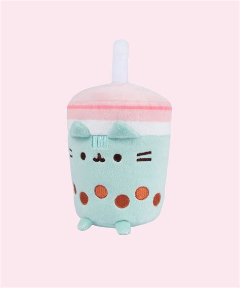 Pusheen has arrived as a refreshingly delicious boba tea! This eye ...