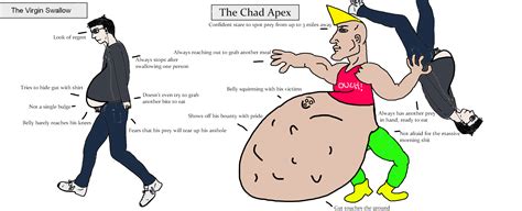 Virgin Vs Chad Meme Template The Virgin "forced Joke" Vs The Chad "thinking Man's Humor ...