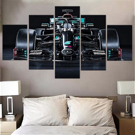 Canvas Wall Art | Lewis Hamilton Mercedes F1 | F1 Apparel