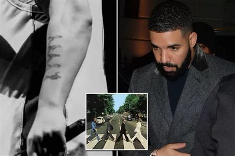 Drake slammed for getting 'pathetic' tattoo that mocks the Beatles ...