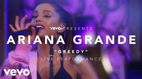 Ariana Grande – Greedy (Vevo Presents) | Republic Records