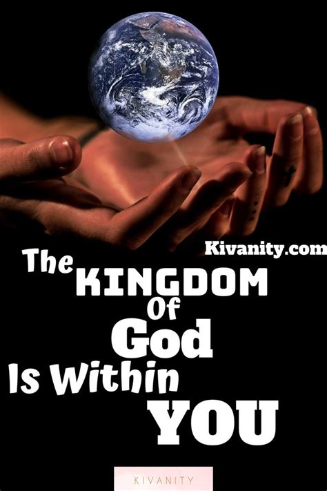 The Kingdom of god is within you | The kingdom of god, God, Finding happiness