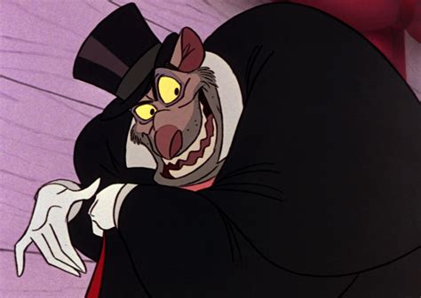 Ratigan | The great mouse detective, Disney connections, Disney