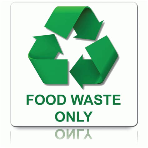 Buy Recycle Food Waste Only Labels | Recycling Labels