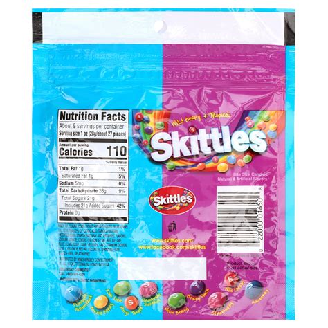 Tropical Skittles Nutrition Facts | Besto Blog