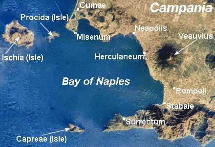 Mount Vesuvius Map