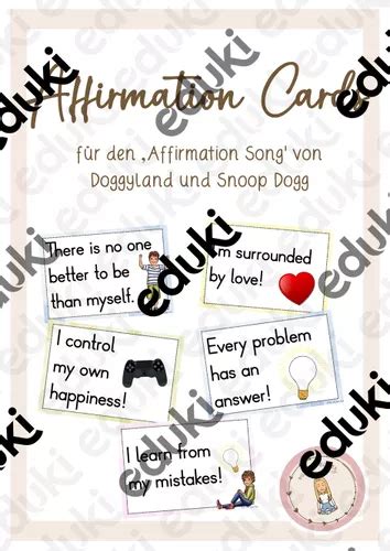 Affirmation Cards - Affirmation Song - Doggyland & Snoop Dogg ...