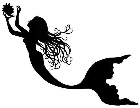 Free Mermaid Clipart Silhouette, Download Free Mermaid Clipart Silhouette png images, Free ...