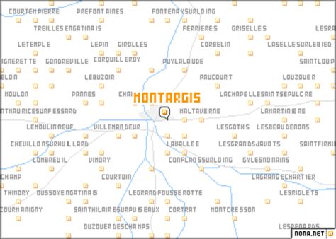 Montargis (France) map - nona.net