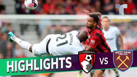 Bournemouth vs West Ham United: 2-2 Goals & Highlights | Premier League ...