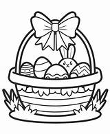Easter Basket coloring Pages  ColoringLib sketch template