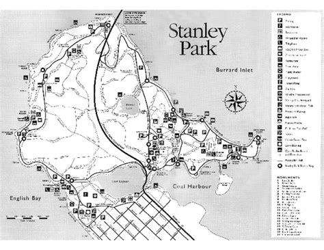 Stanley Park Trail Map - Stanley Park Vancouver • mappery