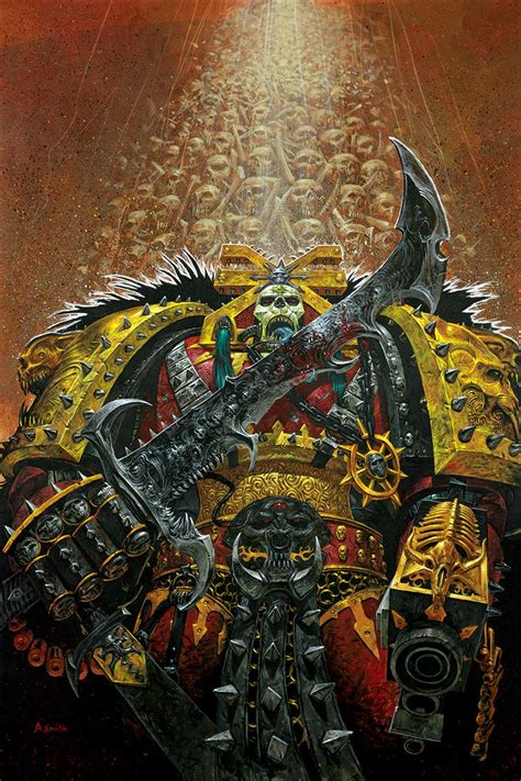 Classic Khornate Space Marine – WARHAMMER ART