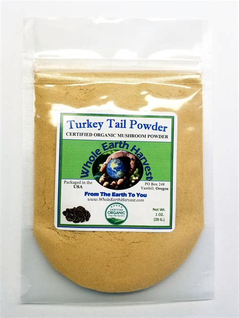 Dried Turkey Tail Mushroom Powder