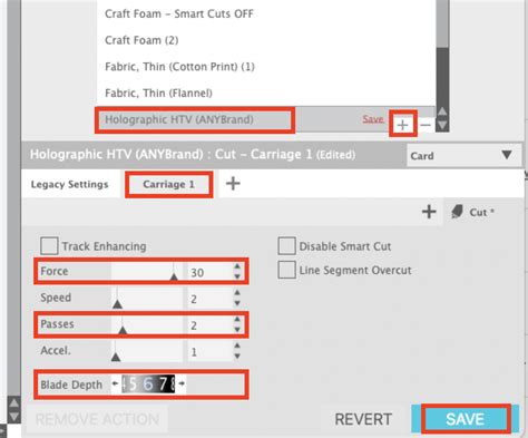 Silhouette CAMEO 4 Cut Settings: How to Find The Best Settings for ANY ...