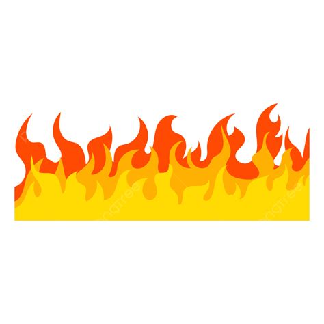 Red Fire Flame Vector, Fire Flame Clipart, Flame, Yellow Fire Flame ...