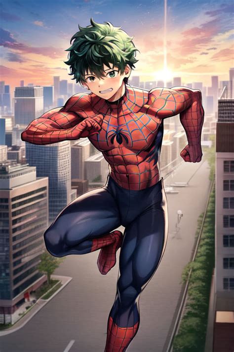 CORELINE - DEKU MIDORIYA, SPIDER-MAN (HOLARA) by marcoasalazarm on DeviantArt