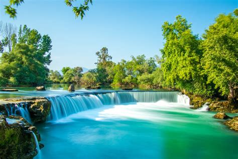 Drone Shot of the Manavgat Waterfall · Free Stock Photo