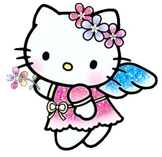 Hello Kitty Glitter Gif.