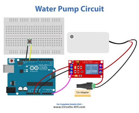 Water Pump with Button - Arduino Tutorial