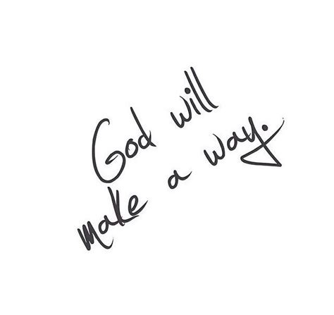 God Will Make a Way | Inspirational Quotes