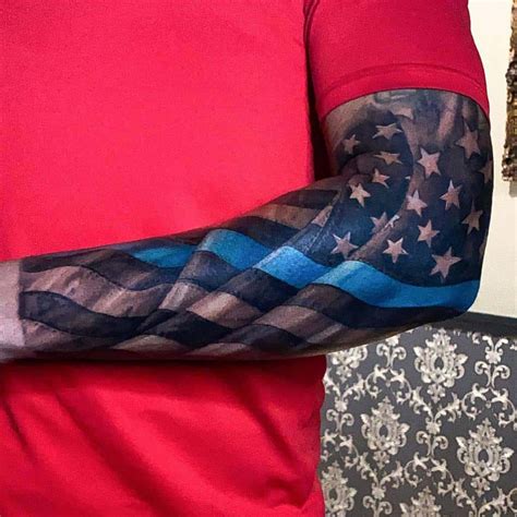 Patriotic Tattoo Sleeve - Worldwide Tattoo & Piercing Blog
