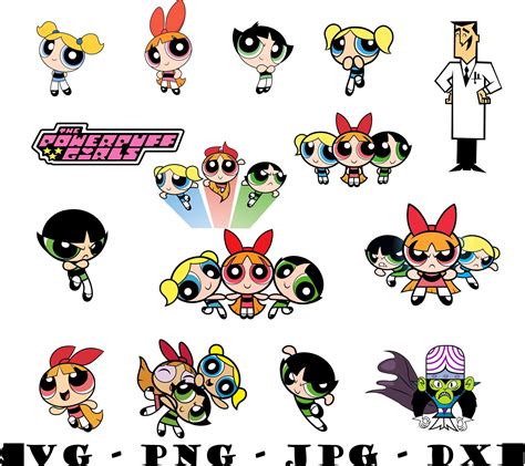 Powerpuff girls svg cartoon network svg cartoon characters - Etsy 日本