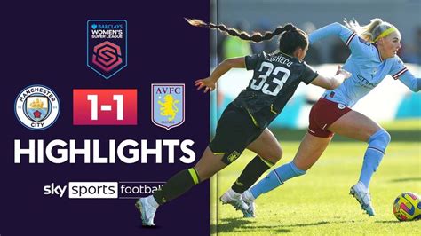 Manchester City 1-1 Aston Villa | Women's Super League highlights ...